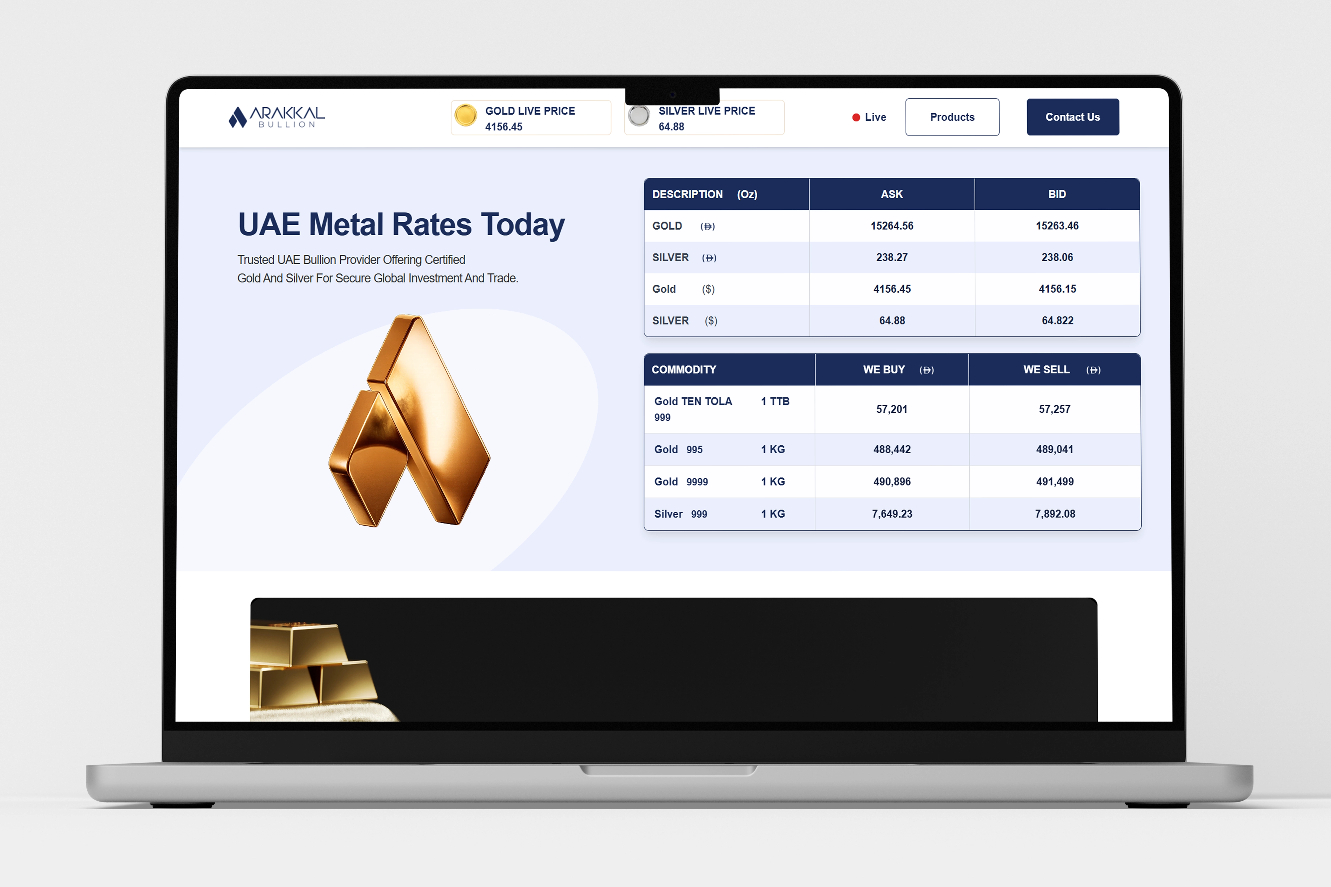 Arakkal Bullion screenshot